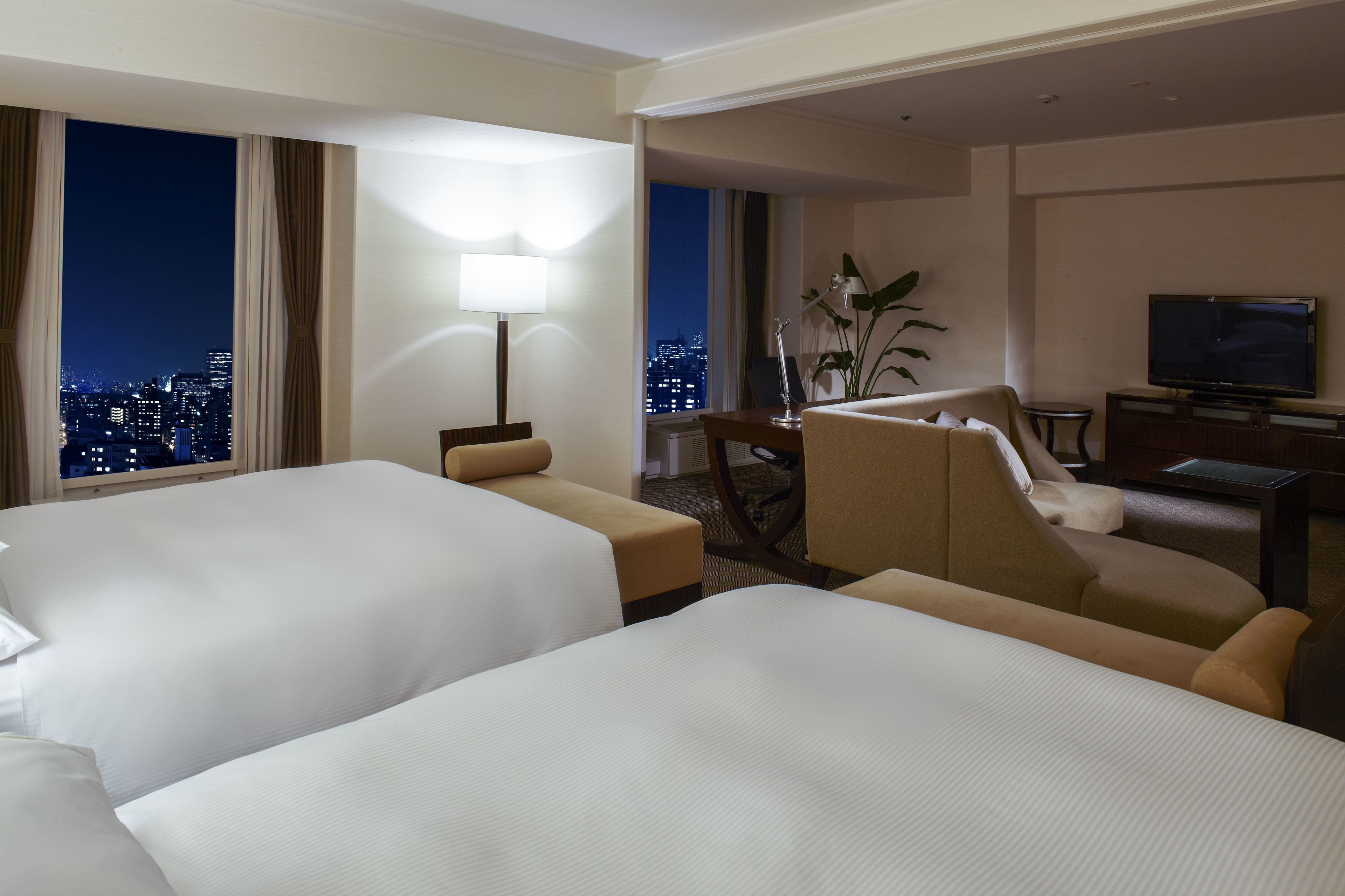 premium suite, 2 double beds | hypo-allergenic bedding, down duvets, minibar, in-room safe