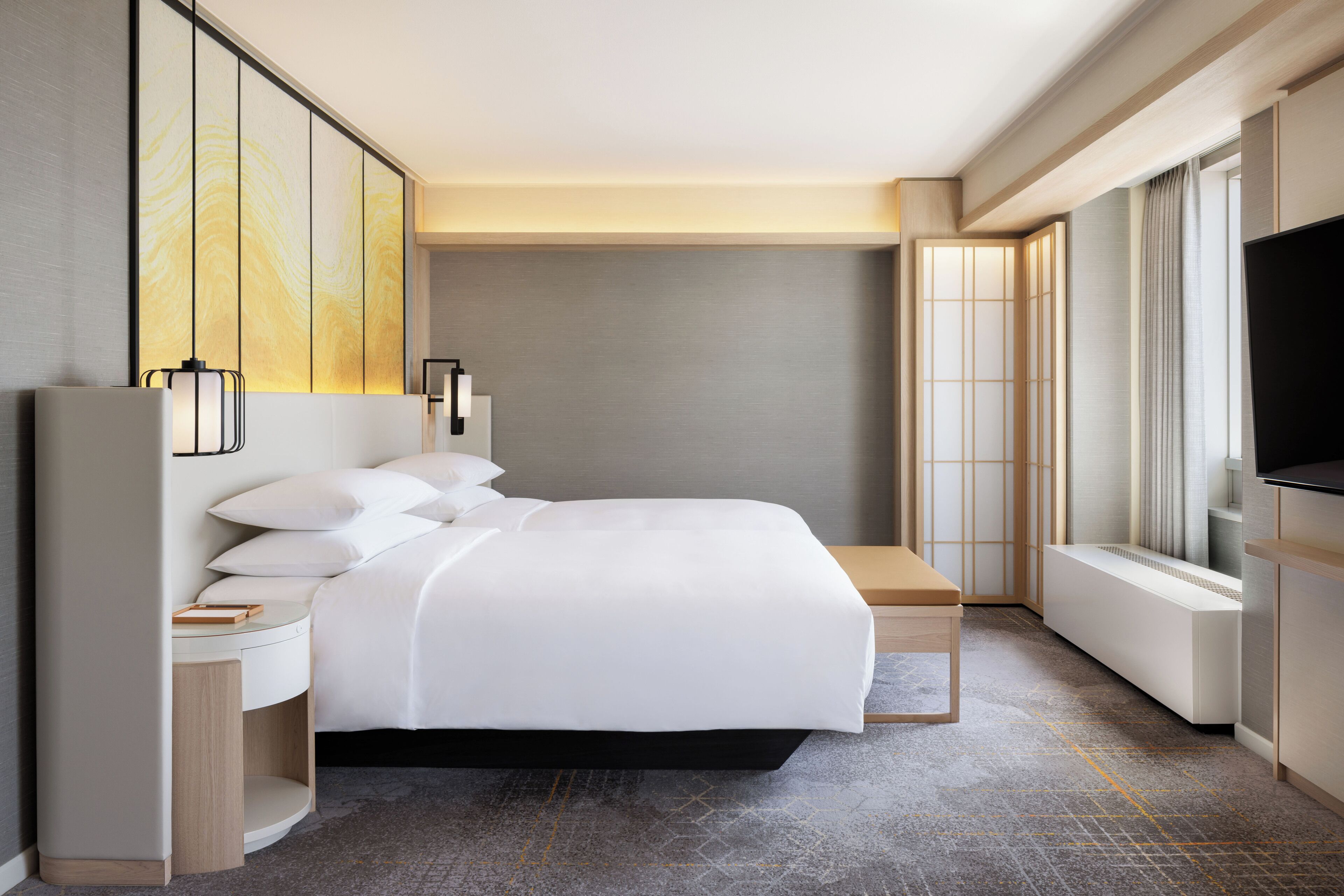 Junior suite, 2 eenpersoonsbedden | Hypoallergeen beddengoed, donsdekens, een minibar, een kluis op de kamer