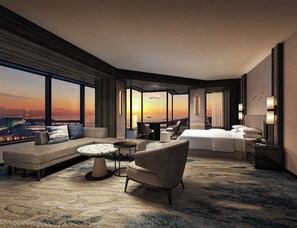 Down comforters, in-room safe, desk, blackout drapes - Grand Prince Hotel Osaka Bay (Osaka)