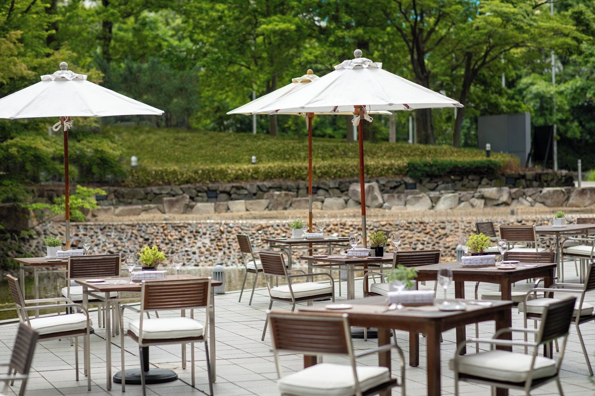 breakfast, lunch, dinner served; international cuisine