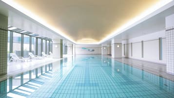 Indoor pool, outdoor pool