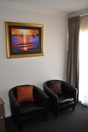 40-inch flat-screen TV with digital channels, TV