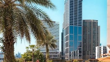 Outdoor banquet area