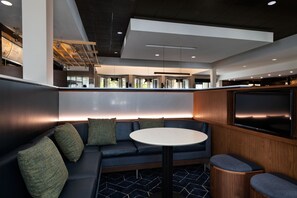 Siddeområde i lobbyen