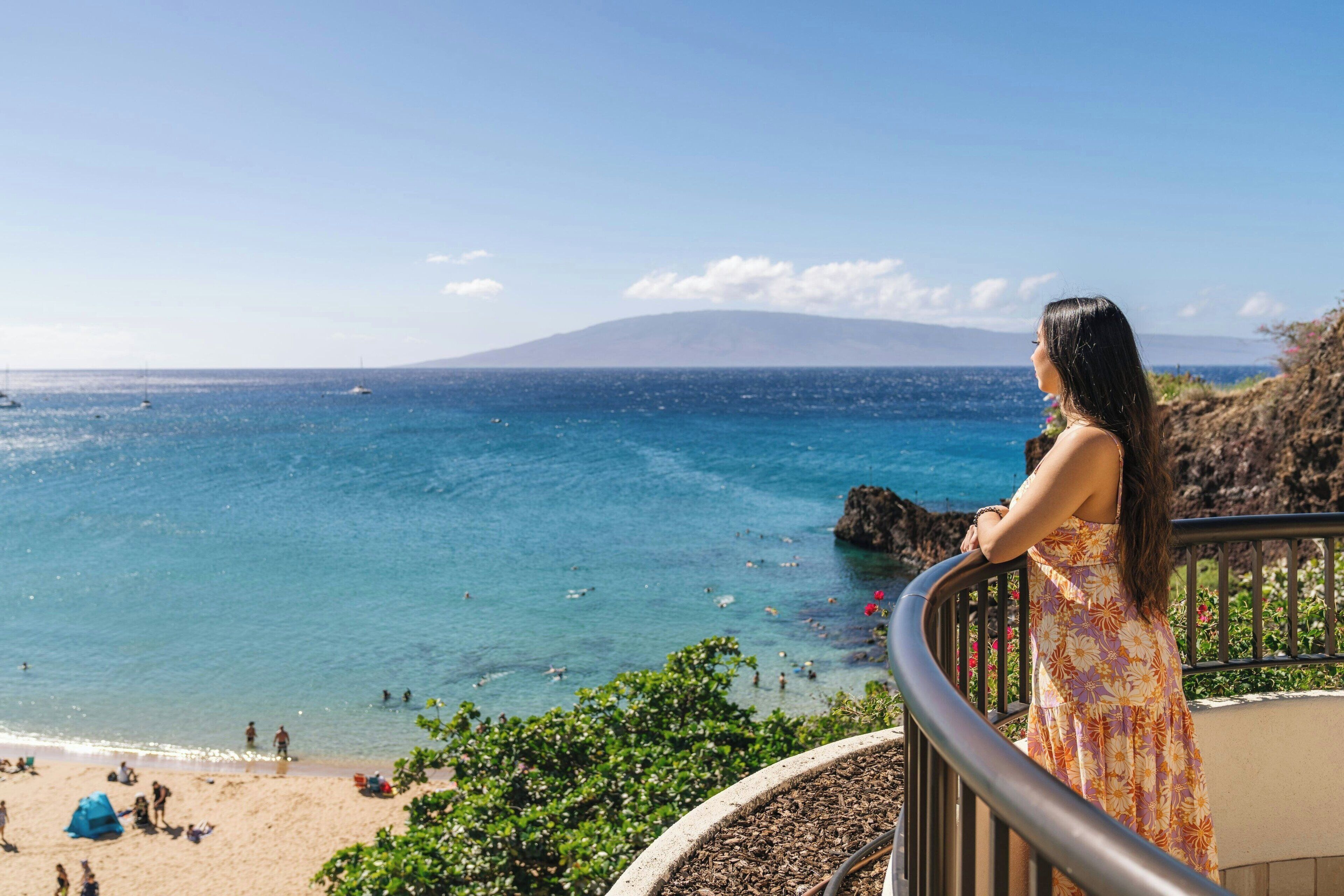 On the beach, scuba diving, snorkeling