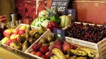 Daily buffet breakfast (EUR 13.90 per person)