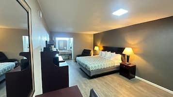 Standard Room, 1 King Bed, Non Smoking | Desk, iron/ironing board, free WiFi, bed sheets