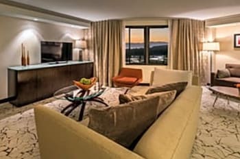 40-inch flat-screen TV with cable channels, TV at Bally