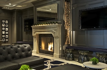 Fireplace at The Melrose Georgetown Hotel