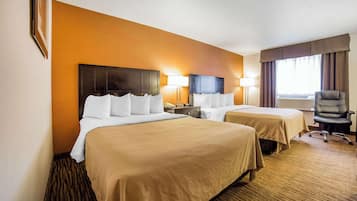 In-room safe, desk, laptop workspace, blackout drapes