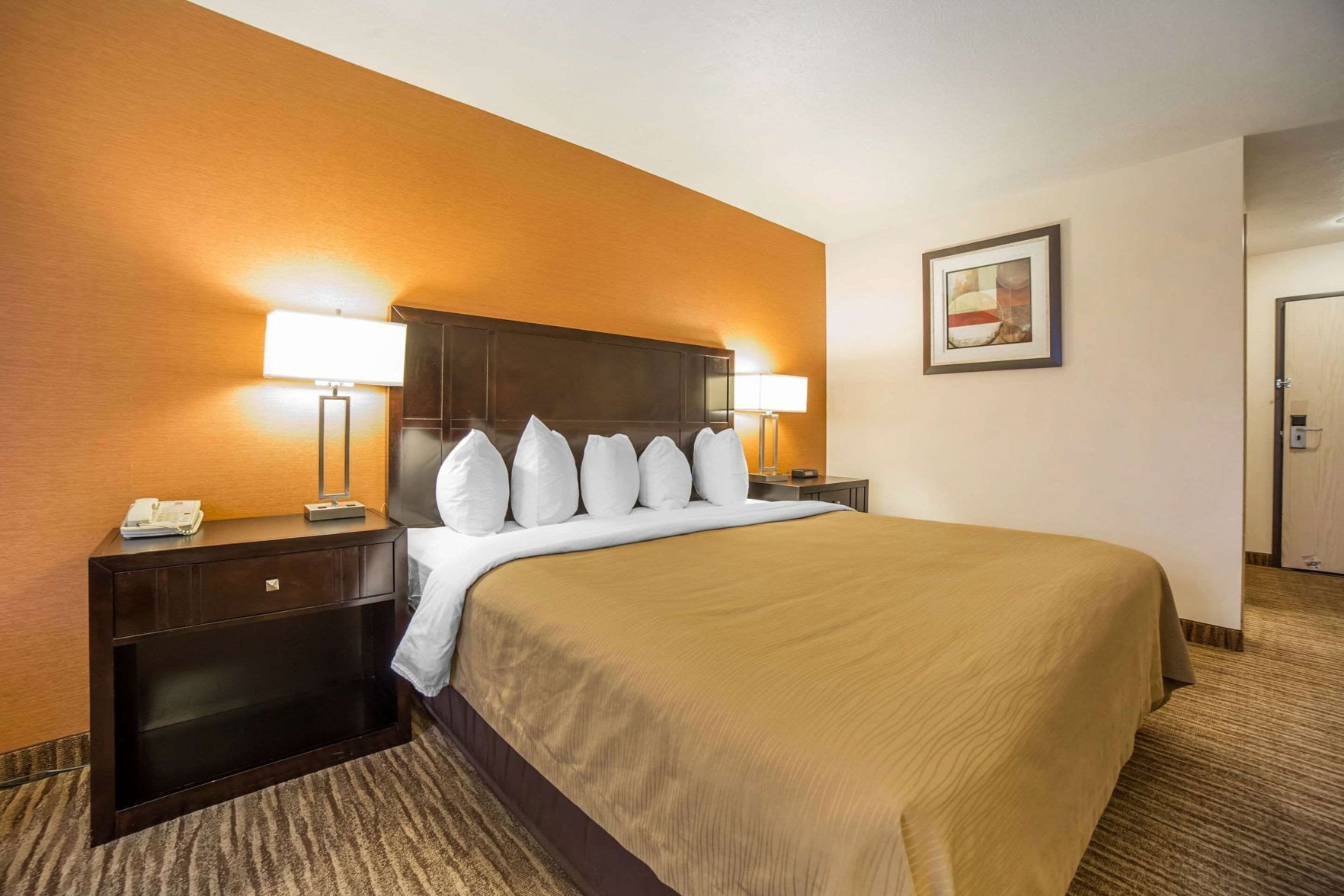 In-room safe, desk, laptop workspace, blackout curtains