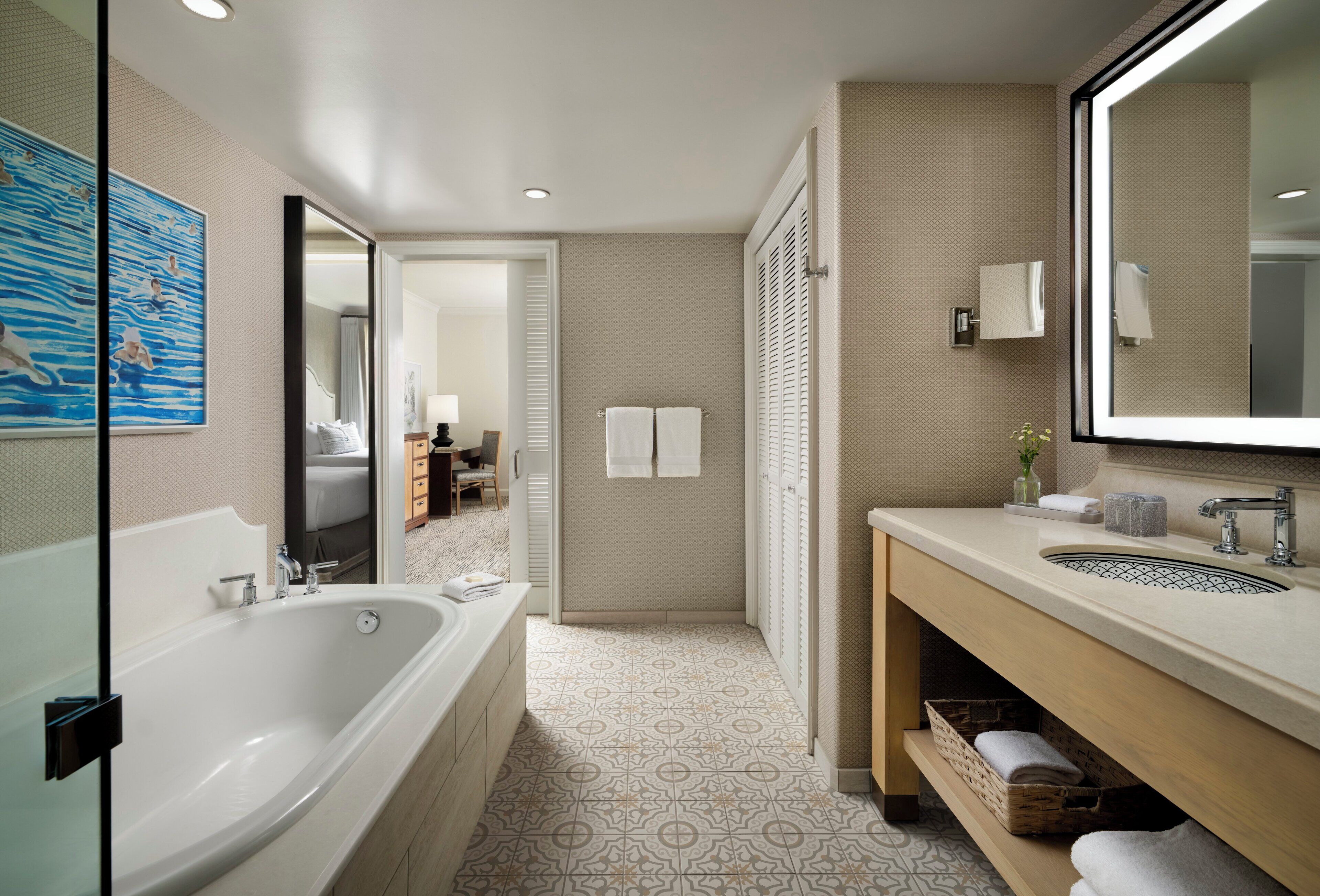 free toiletries, hair dryer, slippers, towels