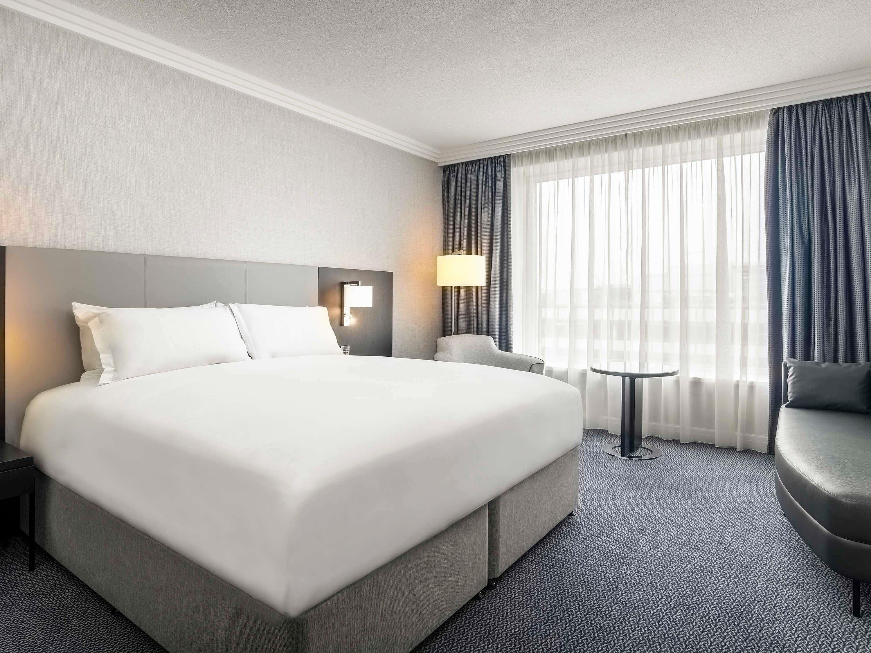 Superior Room, 1 Queen Bed (Runway View) | 1 bedroom, Egyptian cotton sheets, premium bedding, Select Comfort beds