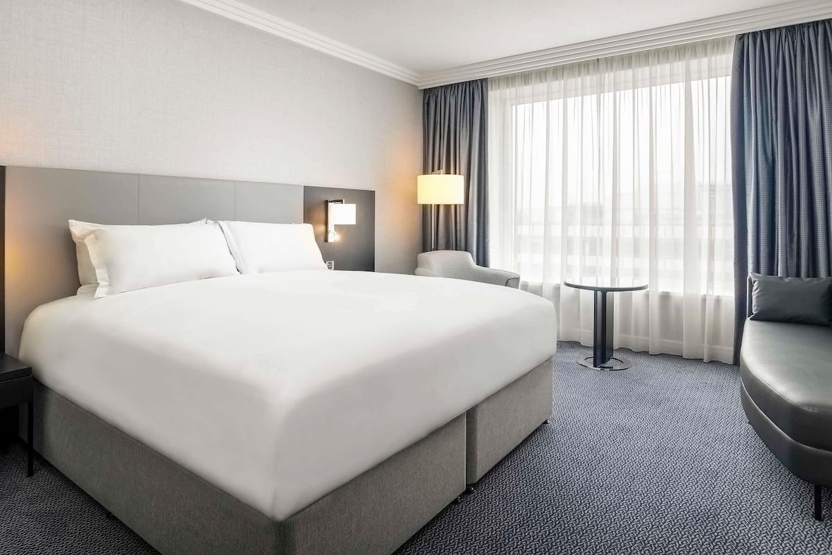 Superior Room, 1 Queen Bed (Runway View) | 1 bedroom, Egyptian cotton sheets, premium bedding, Select Comfort beds