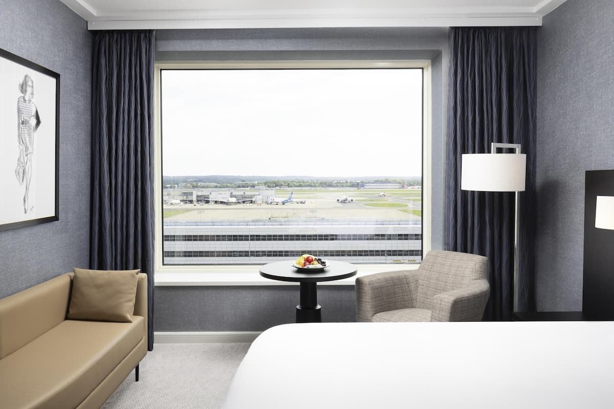 Luxury Room, 1 Queen Bed (Club Millesime Access - Runway View) | 1 bedroom, Egyptian cotton sheets, premium bedding, Select Comfort beds