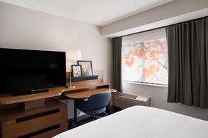 Room, 1 Queen Bed | In-room safe, desk, blackout curtains, soundproofing