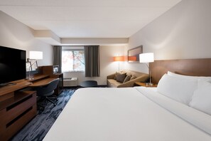 Room, 1 King Bed with Sofa bed, Non Smoking | In-room safe, desk, blackout drapes, soundproofing