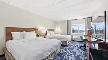 Coffres-forts dans les chambres, bureau, rideaux occultants