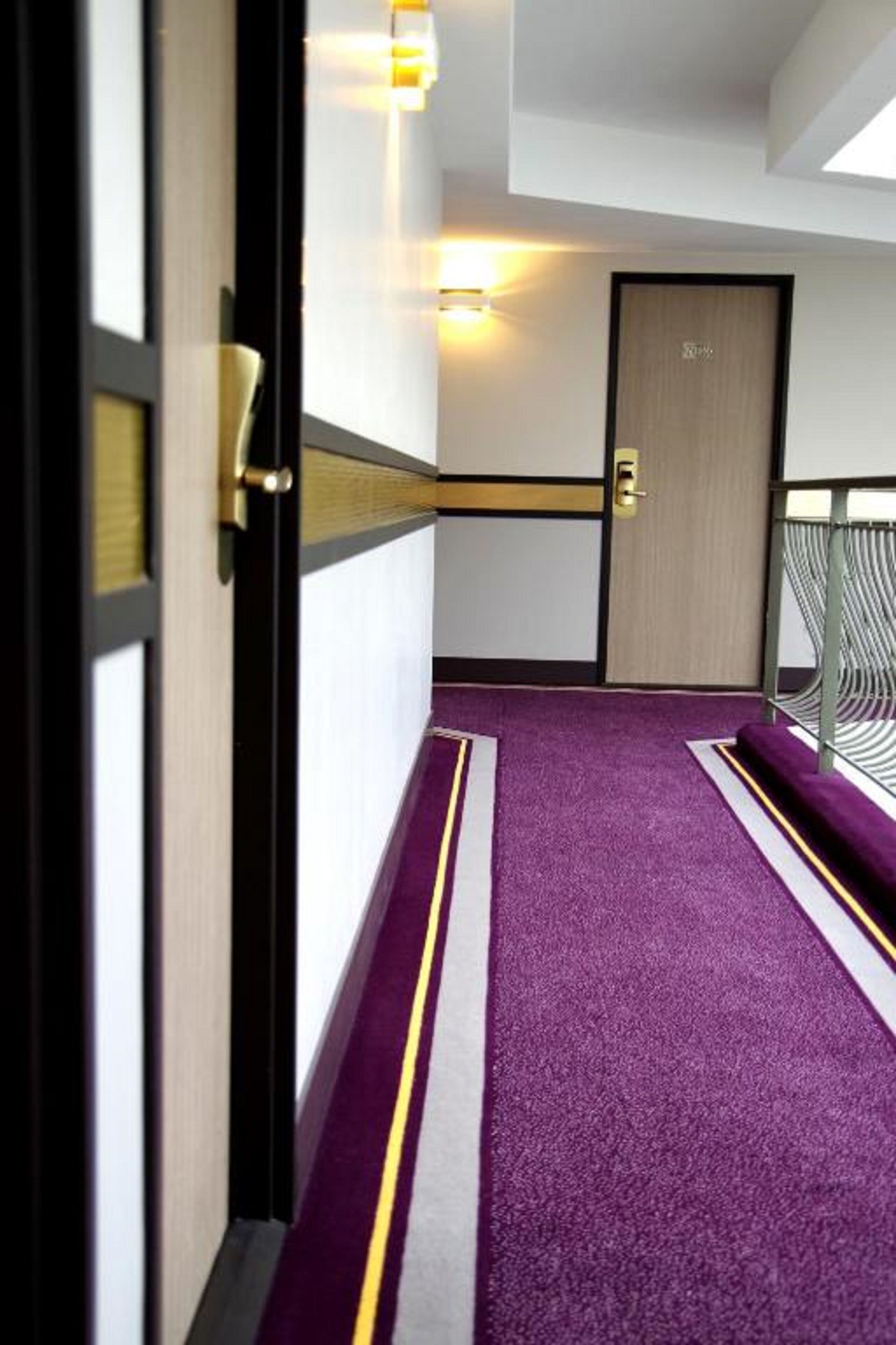 handrails in hallways