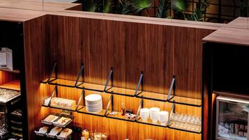 Daily buffet breakfast (EUR 18 per person)