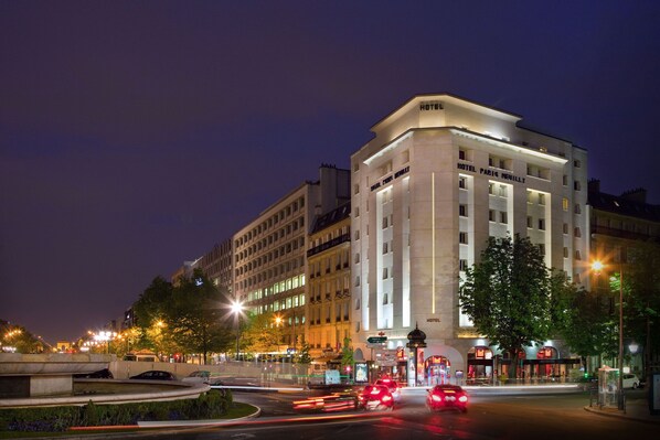 Front of property – evening/night