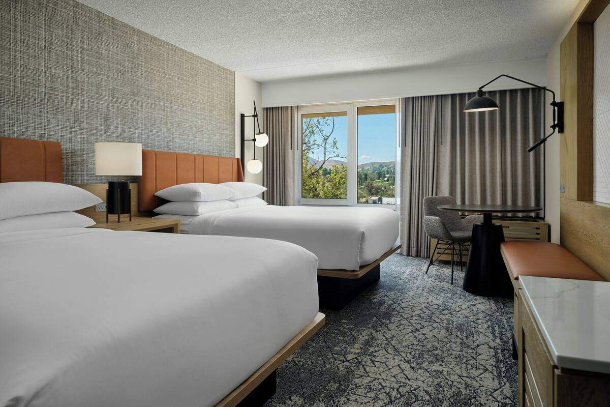 Room, 2 Double Beds | Premium bedding, down comforters, in-room safe, desk