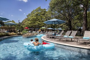 Indoor pool, seasonal outdoor pool, pool cabanas (surcharge) -  Hilton Anatole (Dallas)