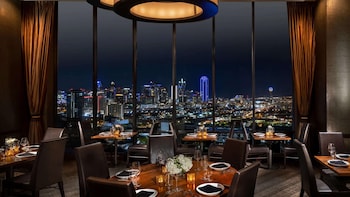 4 restaurants, breakfast, lunch, dinner served; American cuisine at  Hilton Anatole