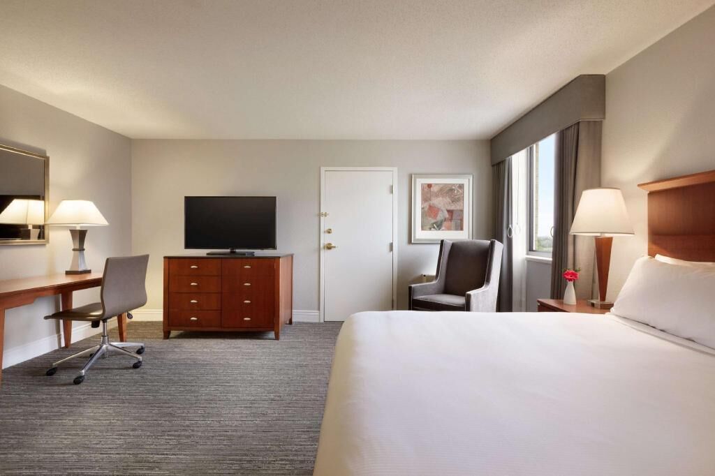 Premium bedding, in-room safe, desk, blackout curtains