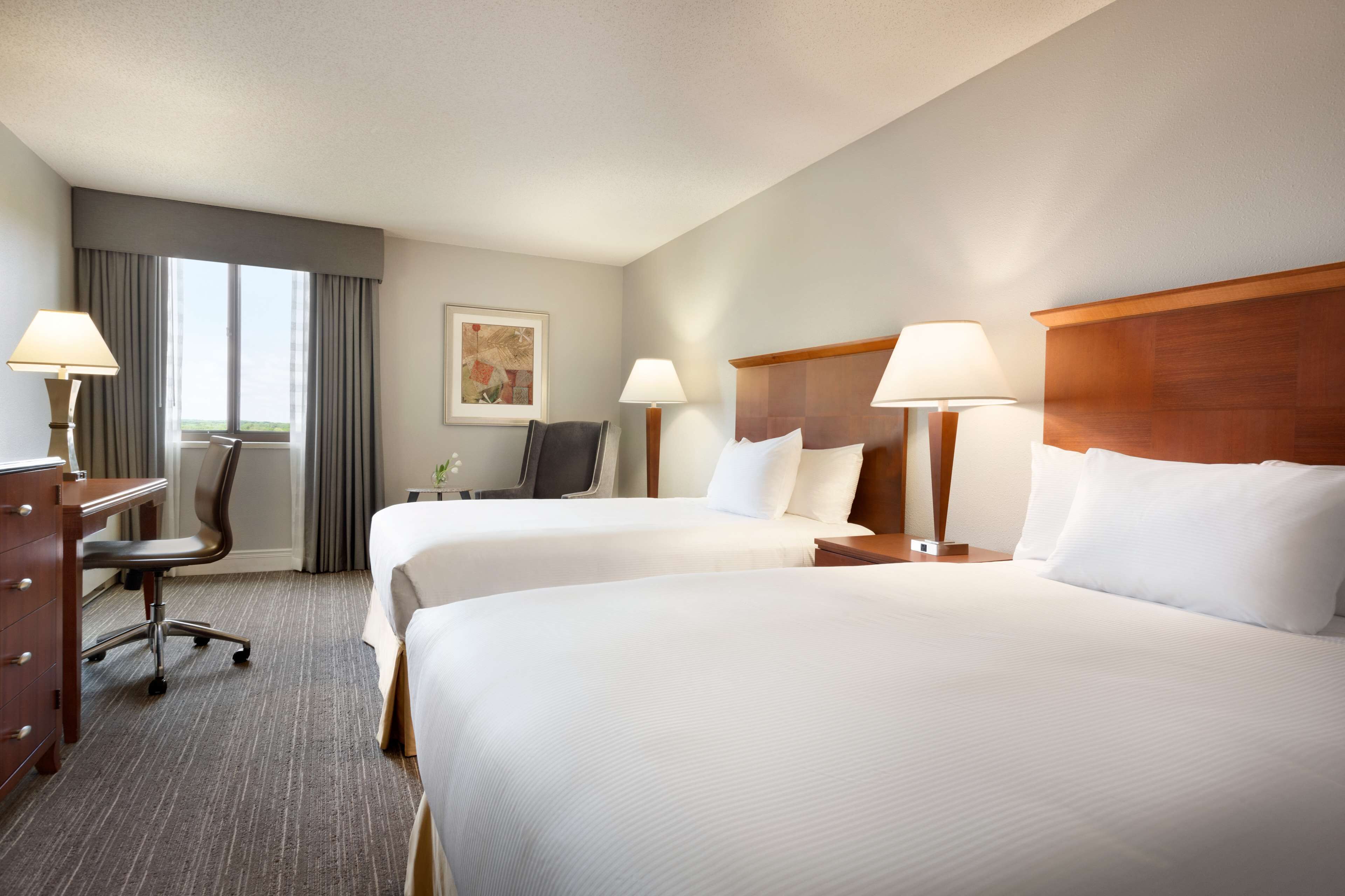 room, 2 double beds | premium bedding, in-room safe, desk, blackout curtains