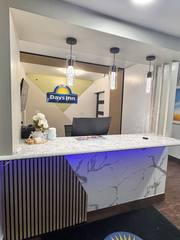 Welcome to the reception area, where friendly staff are available to assist with your stay.