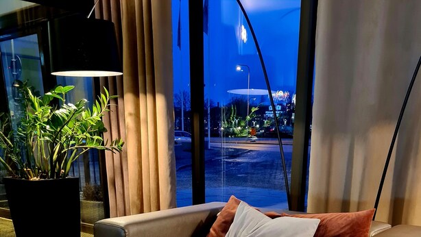 Sitteområde i lobbyen