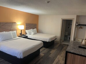 Room, 2 Queen Beds, Non Smoking | In-room safe, free cribs/infant beds, rollaway beds, free WiFi