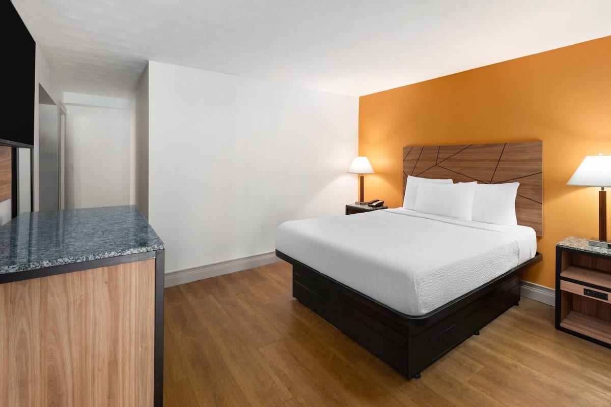 Room, 1 Queen Bed, Non Smoking | In-room safe, free cribs/infant beds, rollaway beds, free WiFi