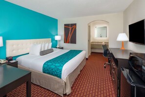 In-room safe, desk, blackout curtains, iron/ironing board