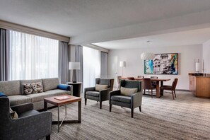 Pillow-top beds, in-room safe, desk, laptop workspace
