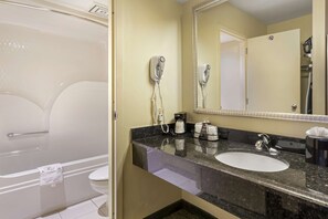 Free toiletries, hair dryer, towels, soap