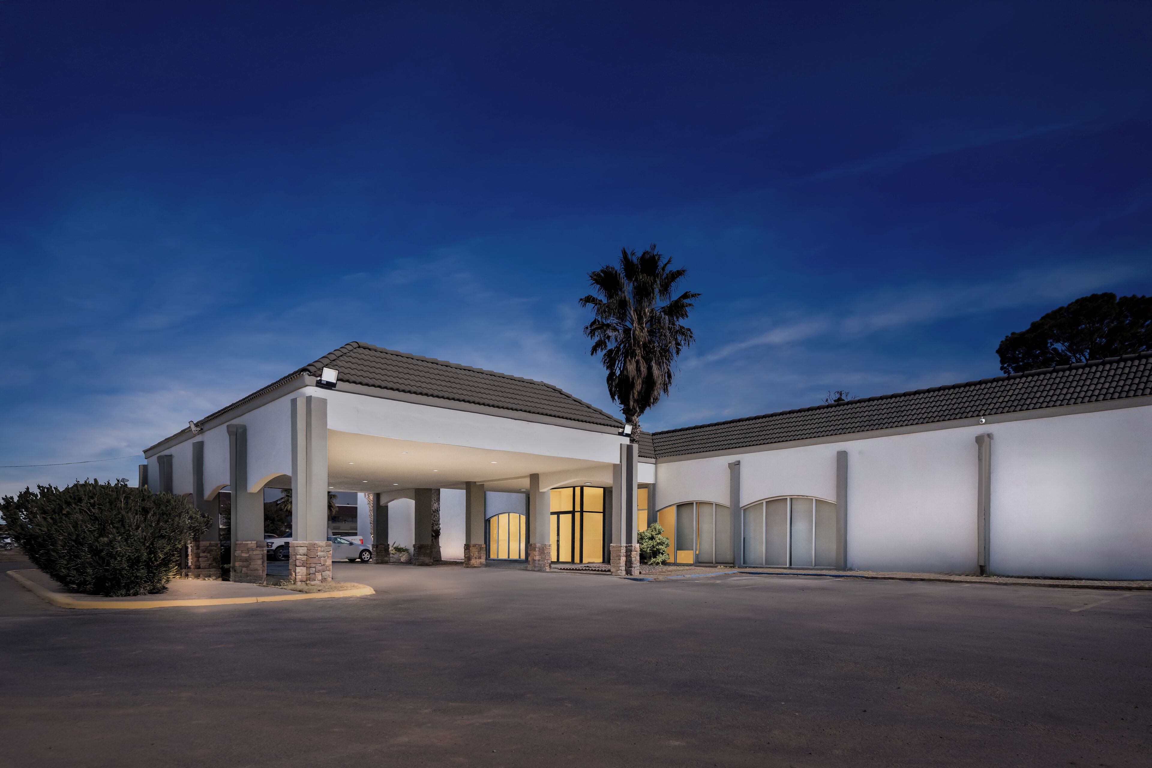 Voorkant van accommodatie