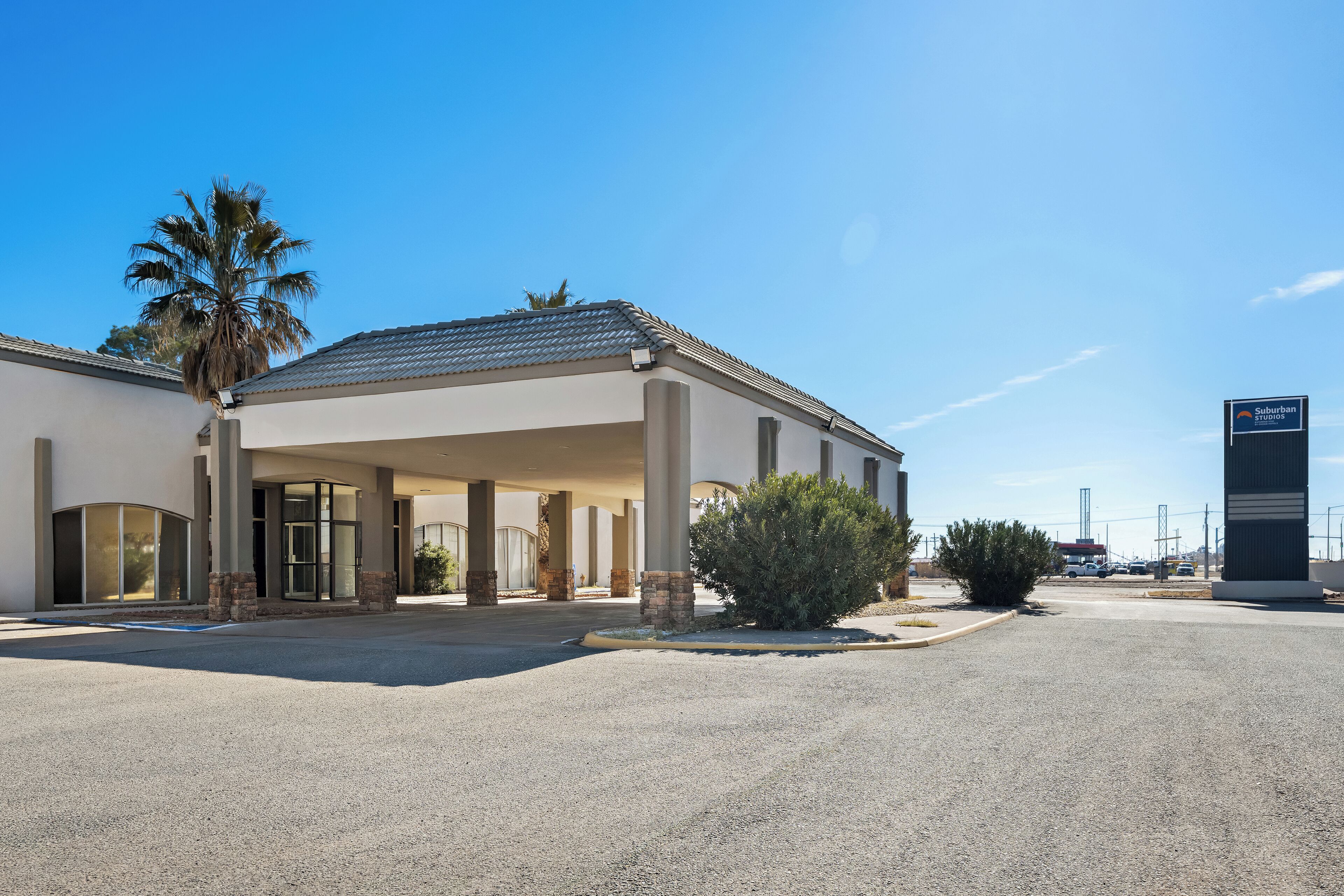 Majoituspaikan julkisivu