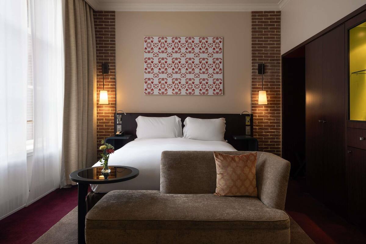 1 habitación, sábanas de algodón egipcio y ropa de cama de alta calidad 