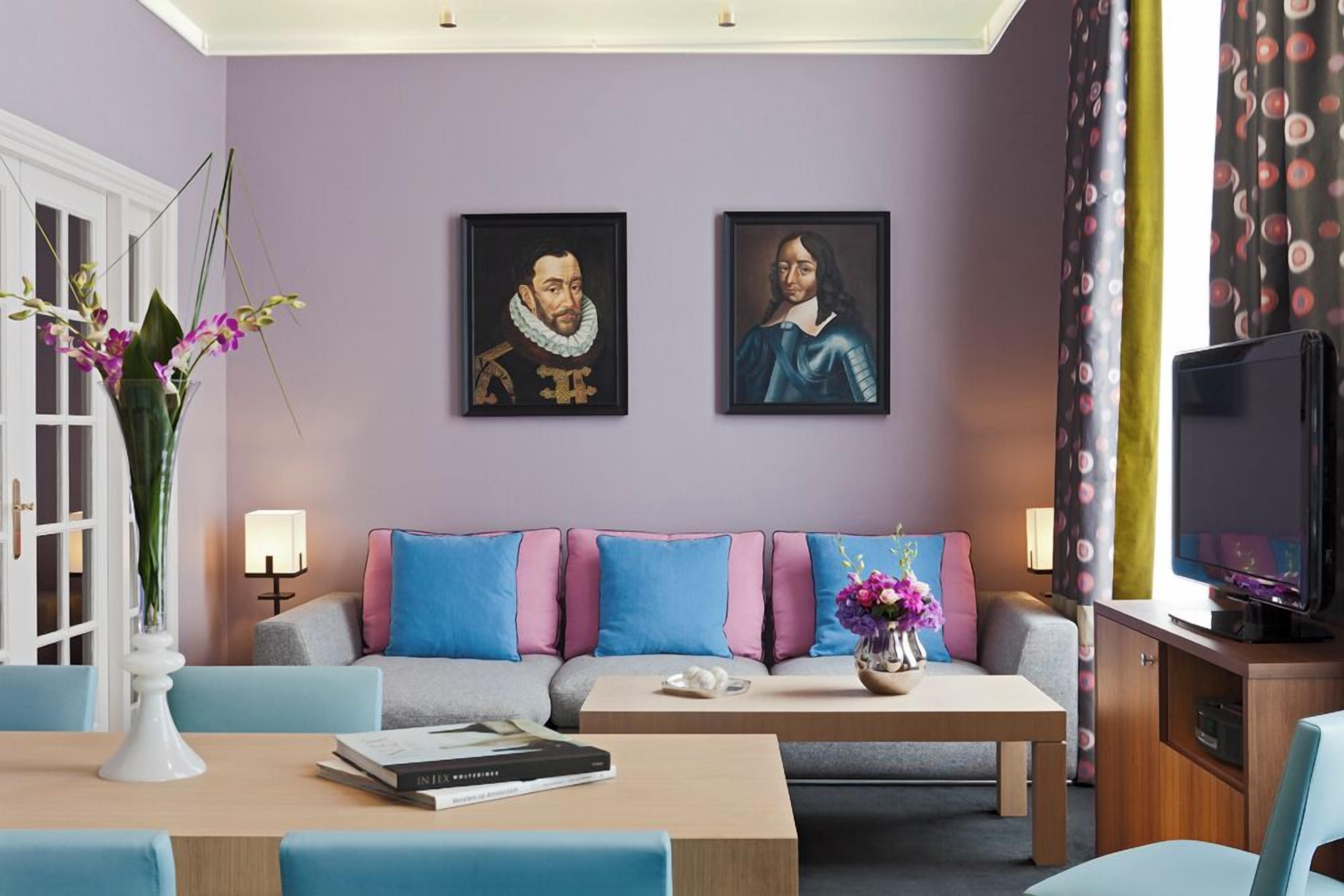 Phòng Suite, 1 giường cỡ king (Canal House) | 1 phòng ngủ, bộ trải giường bằng vải cotton Ai Cập 