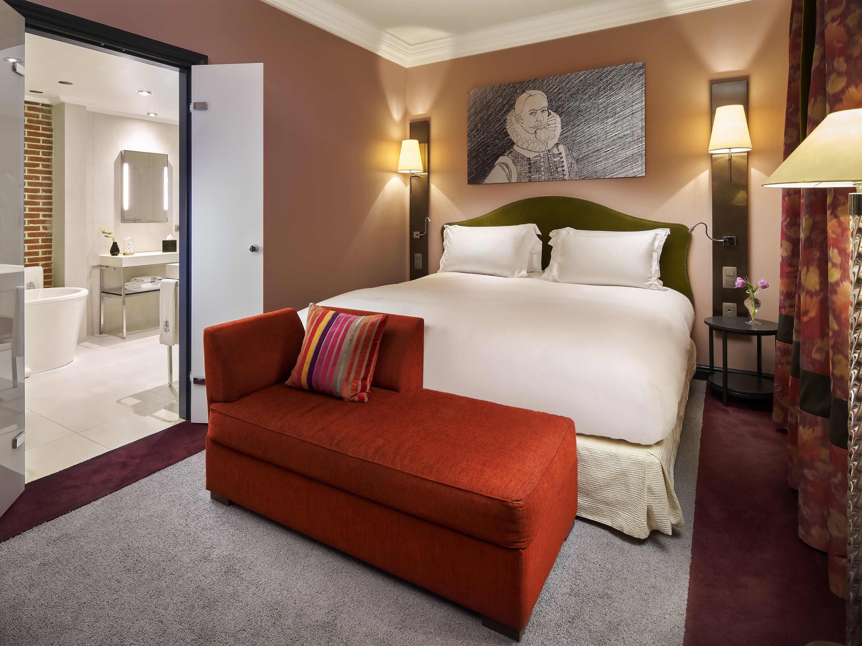 Suite, 1 cama de matrimonio grande (Canal House) | 1 dormitorio, sábanas de algodón egipcio, ropa de cama de alta calidad