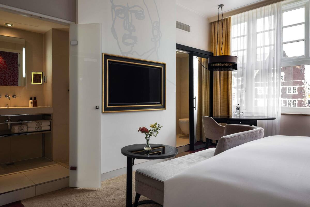 1 habitación, sábanas de algodón egipcio y ropa de cama de alta calidad 