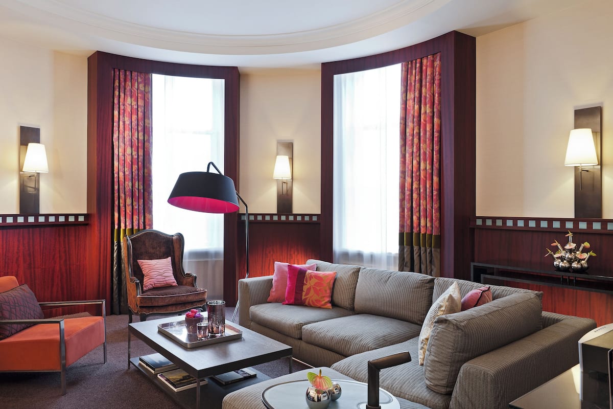 Phòng Suite, 2 phòng ngủ (Imperial,Butler Service,Living Room) | 1 phòng ngủ, bộ trải giường bằng vải cotton Ai Cập