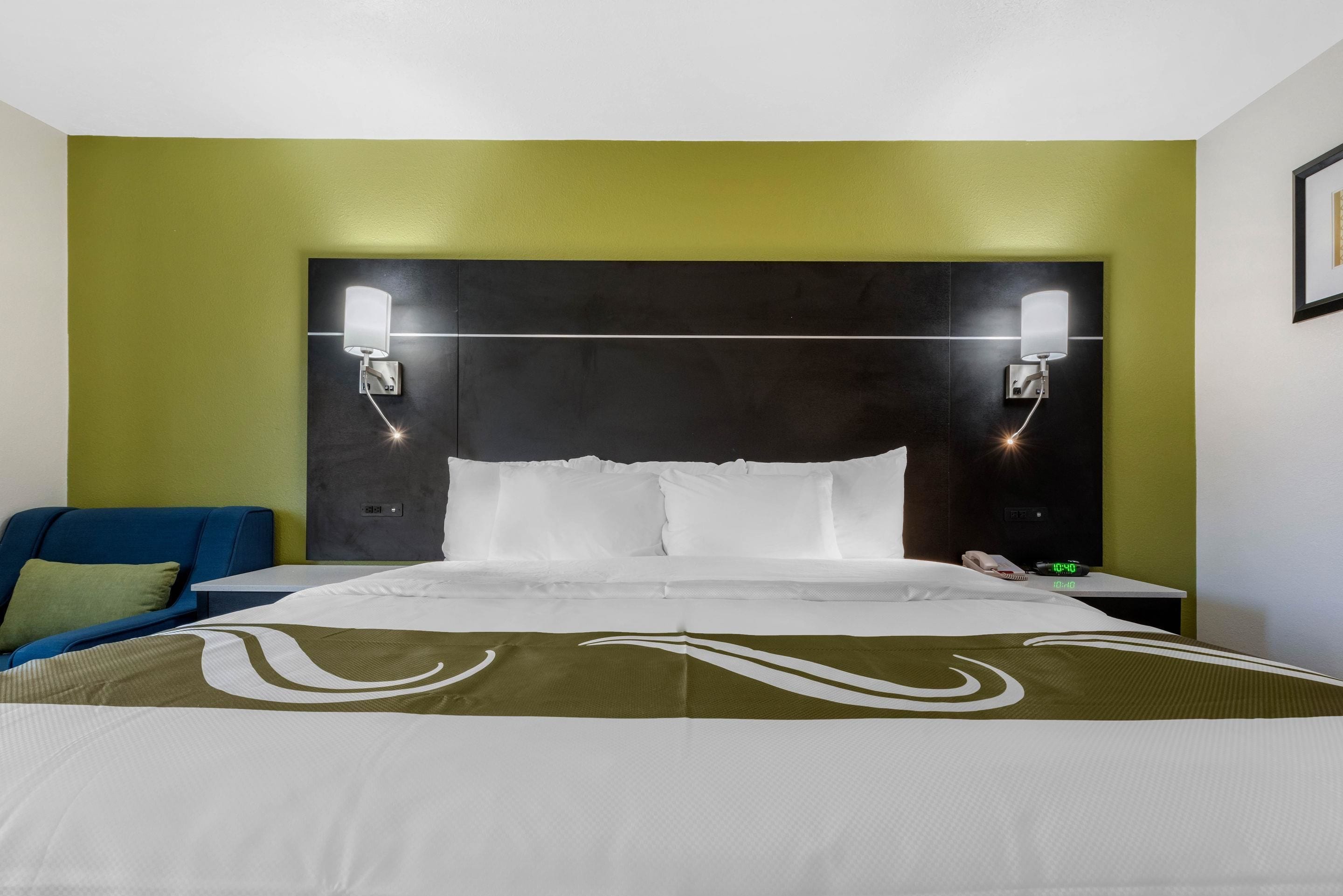 iron/ironing board, free wifi, bed sheets