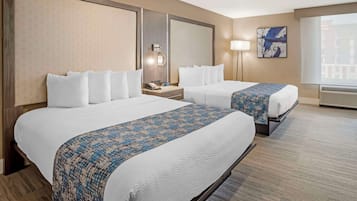 Suite, 2 Queen Beds, Non Smoking, Refrigerator & Microwave (with Sofabed) | Pillowtop beds, in-room safe, desk, laptop workspace