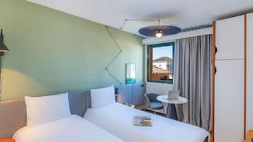 Room, 2 Twin Beds | In-room safe, desk, iron/ironing board, free WiFi