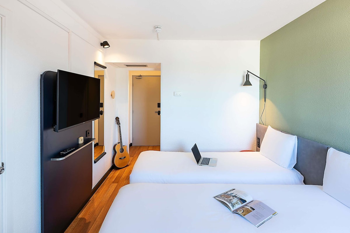 Room, 2 Twin Beds | In-room safe, desk, iron/ironing board, free WiFi