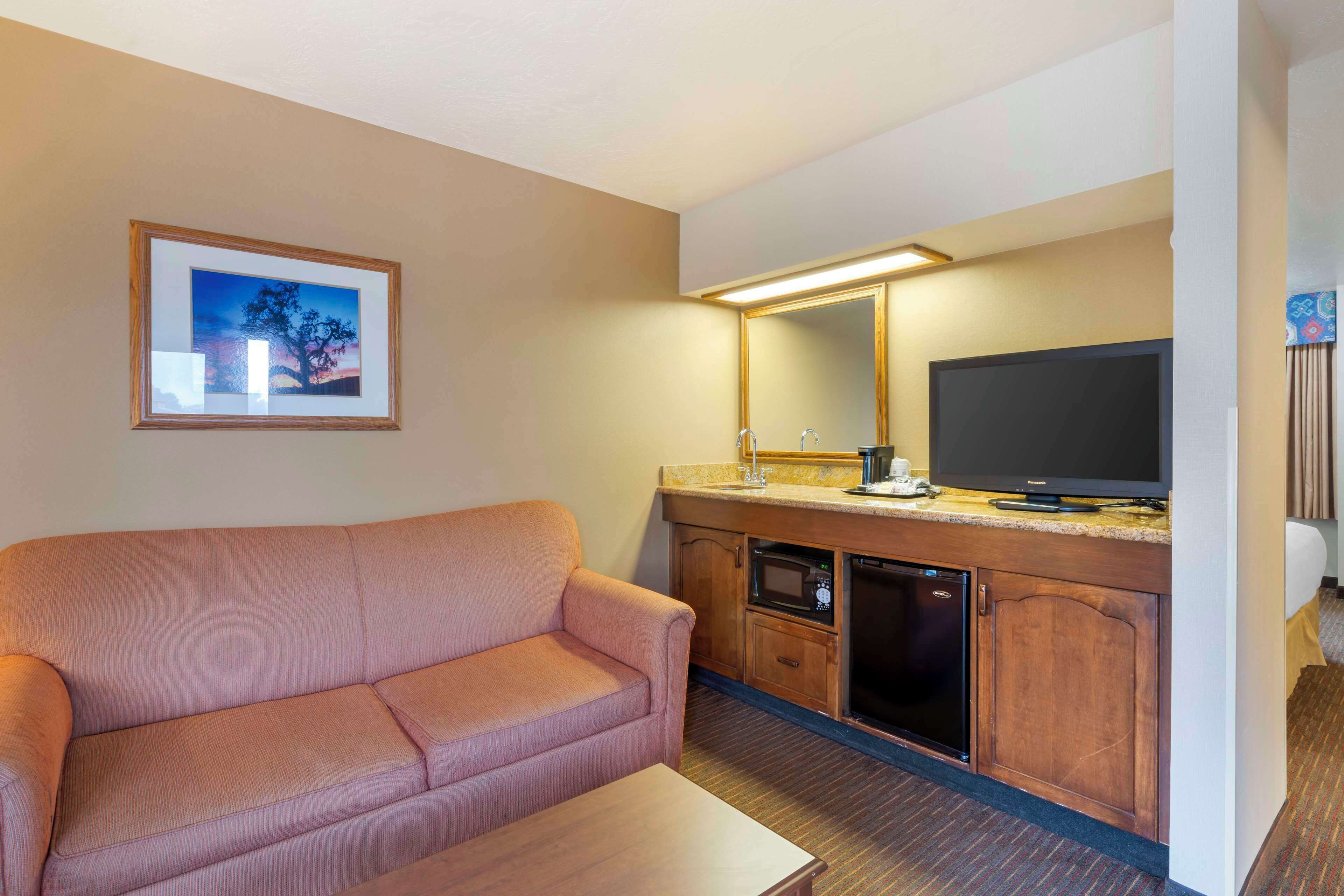 standard room, 1 king bed, refrigerator & microwave, poolside (with sofabed) | in-room safe, desk, iron/ironing board, rollaway beds