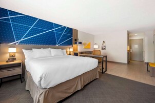 Room, 1 King Bed with Sofa bed, Non Smoking | Premium bedding, desk, iron/ironing board, free cribs/infant beds